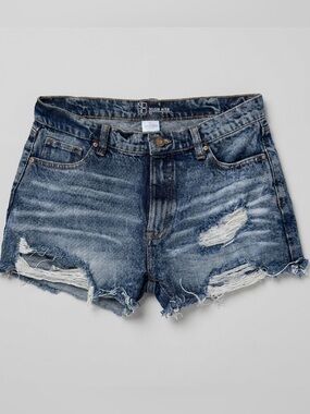 NOBO Distressed Blue Denim Jean Shorts